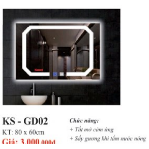 GƯƠNG SOI ĐÈN LED CAO CẤP KASSANI KS-GD02